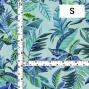 Hula Fabric / Hawaiian Leaf / JKH-698-BL