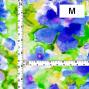 Hula Fabric / Watercolor Floral / JKH-706-BL