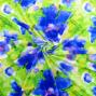 Hula Fabric / Watercolor Floral / JKH-706-BL