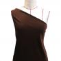 Hula Fabric / Solid Dark Brown / JKS-DBR