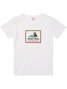 Hula Original Name Print T-shirt / Hawaiian Landscape / White / OT003w