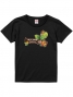 Hula Original Name Print T-shirt / Loco Girl / Black / OT004b