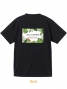 Hula Original Name Print T-shirt / Botanical / Black / OT005b