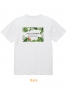 Hula Original Name Print T-shirt / Botanical / White / OT005w