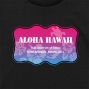 Hula Original Name Print T-shirt / Honu & Hibiscus / Black / OT008b