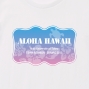 Hula Original Name Print T-shirt / Honu & Hibiscus / White / OT008w