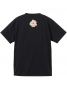 Hula Original Name Print T-shirt / Plumeria & Hibiscus / Black / OT009b