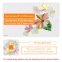 Hula Original Name Print T-shirt / Plumeria & Hibiscus / Black / OT010b