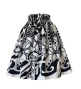 Hula Kids Pa'u Keiki XL size/ White & Black / S31-XL