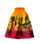 Hula Kids Pa'u Keiki XL size/ Orange & Red / S43-XL