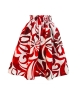 Hula Kids Pa'u Keiki XL size/ White & Red / S51-XL