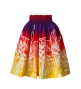 Hula Kids Pa'u Keiki XL size/ Orange & Plum / S72-XL