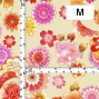 Japan Fabric / Chrysanthemum, Peony & Pine / JWA-001-BE