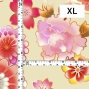Japan Fabric / Chrysanthemum, Peony & Pine / JWA-001-BE