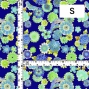 Japan Fabric / Chrysanthemum, Peony & Pine / JWA-001-BL