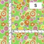 Japan Fabric / Chrysanthemum, Peony & Pine / JWA-001-GR