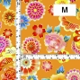 Japan Fabric / Chrysanthemum, Peony & Pine / JWA-001-OR