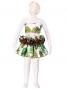 Hula Tahitian Set up Kids /White & Brown / Gc100