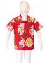 Hawaiian Shirt Boys / Red / Gc102r