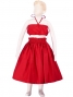 Hula Kids Pa'u Keiki / Solid / Red / Gc42rd