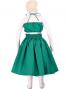 Hula Kids Pa'u Keiki / Solid / Green / Gc46gr