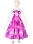 Hula Kids Midi Dress Keiki with Gradation Plumeria Print / Pink / Gcw44