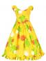 Hula Kids Midi Dress Keiki / Yellow / Gcw5
