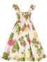 Hula Kids Midi Dress Keiki / Cream / Gcw6