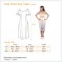 Hula Frill Sleeve Long Dress / Red / XL size /J2023rXL