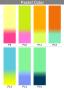 [Gradation]Custom Midi Dress with Shantung/ Pastel Color Gradation / JC36-gradation-P