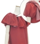 Hula Frilled Collar Blouse with Koshibo / White / J3316wh