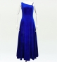 Custom One Shoulder Velvet Dress / JC3-pattern