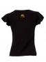 Hula T-shirt / Frilled Sleeve with lehua embroidery / GKD7gb