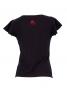 Hula T-shirt / Frilled Sleeve with lehua embroidery / GKD7rb