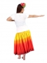 Hula T-shirt / Frilled Sleeve with lehua embroidery / GKD7sw
