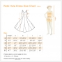 Hula Kids Dress with Velvet / Green / Gp3g