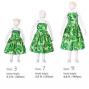 Hula Kids Midi Dress Keiki / Green / Gp19gr
