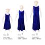 Hula Kids Dress with Velvet / Royal Blue / Gp3rb