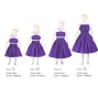 Hula Kids Pa'u Keiki / Solid / Violet  / Gc105v