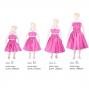 Hula Kids Pa'u Keiki / Solid / Pink / Gc43pi