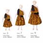 Hula Tahitian Set up Kids / Yellow / Gk1y