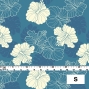 Hula Fabric / Hawaiian Flower / JKH-536-bl