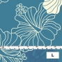 Hula Fabric / Hawaiian Flower / JKH-536-bl