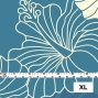 Hula Fabric / Hawaiian Flower / JKH-536-bl