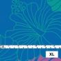 Hula Fabric / Hawaiian Flower / JKH-536-BLGR