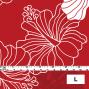 Hula Fabric / Hawaiian Flower / JKH-536-RD
