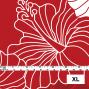 Hula Fabric / Hawaiian Flower / JKH-536-RD