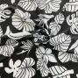 Hula Fabric / Hawaiian Flower / JKH-538-BKWH