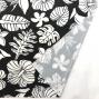 Hula Fabric / Hawaiian Flower / JKH-538-BKWH