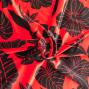 Hula Fabric / Hawaiian Flower / JKH-538-RDBK